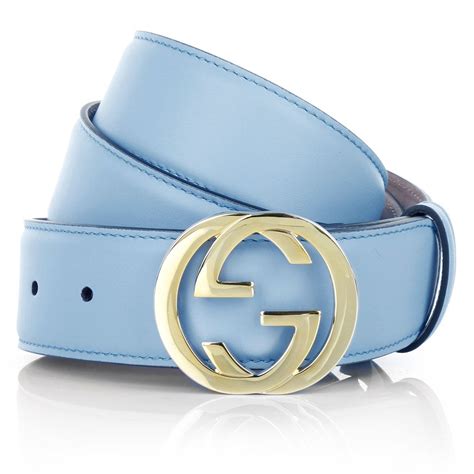 blue gucci belt